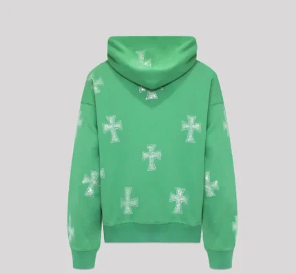 UNKNOWN LONDON Sweaters Cross Rhinestone Zip Up Hoodie 1.webp