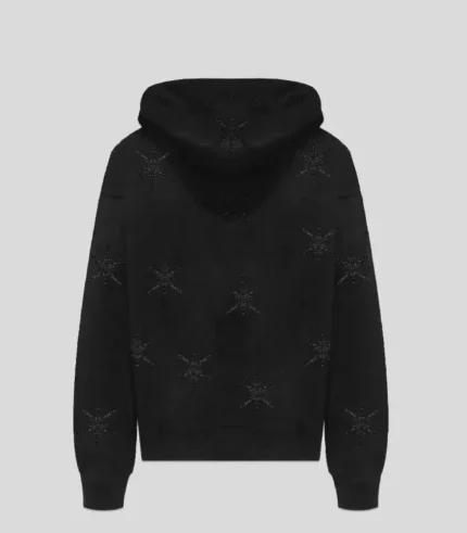 Unknown London Dagger Rhinestone Zip Hoodie 1.webp