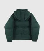 Unknown London Puffer Zip up Jacket Green 2.webp