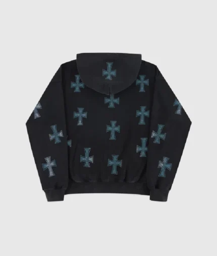 Unknown Stonewashed Rhinestone Hoodie Black 3.webp