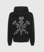 Unknown Vintage Tribal Dagger Cotton Hoodie Black 1.webp