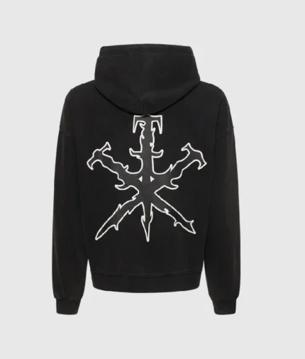 Unknown Vintage Tribal Dagger Cotton Hoodie Black 1.webp